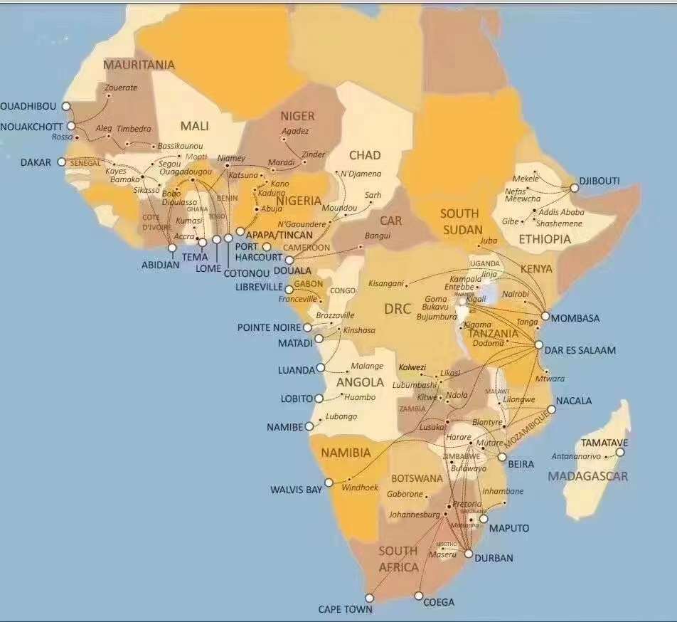 De spanningen in de Rode Zee blijven voortduren en het omleiden van schepen verhoogt de druk op de Afrikaanse havens