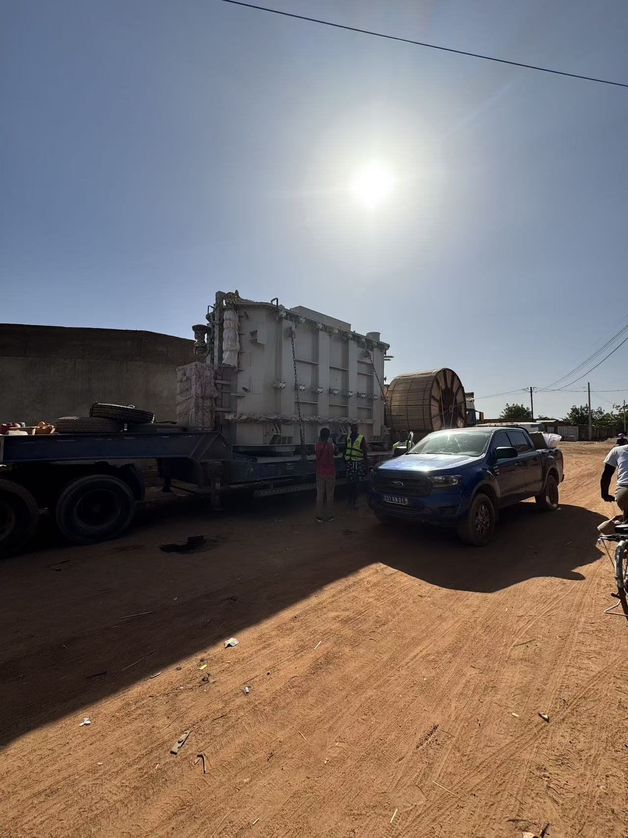 Power grid equipment delivery